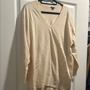 Express Beige Knit Top